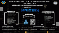 Krizen 2k23 National Level Technical Symposium Poster